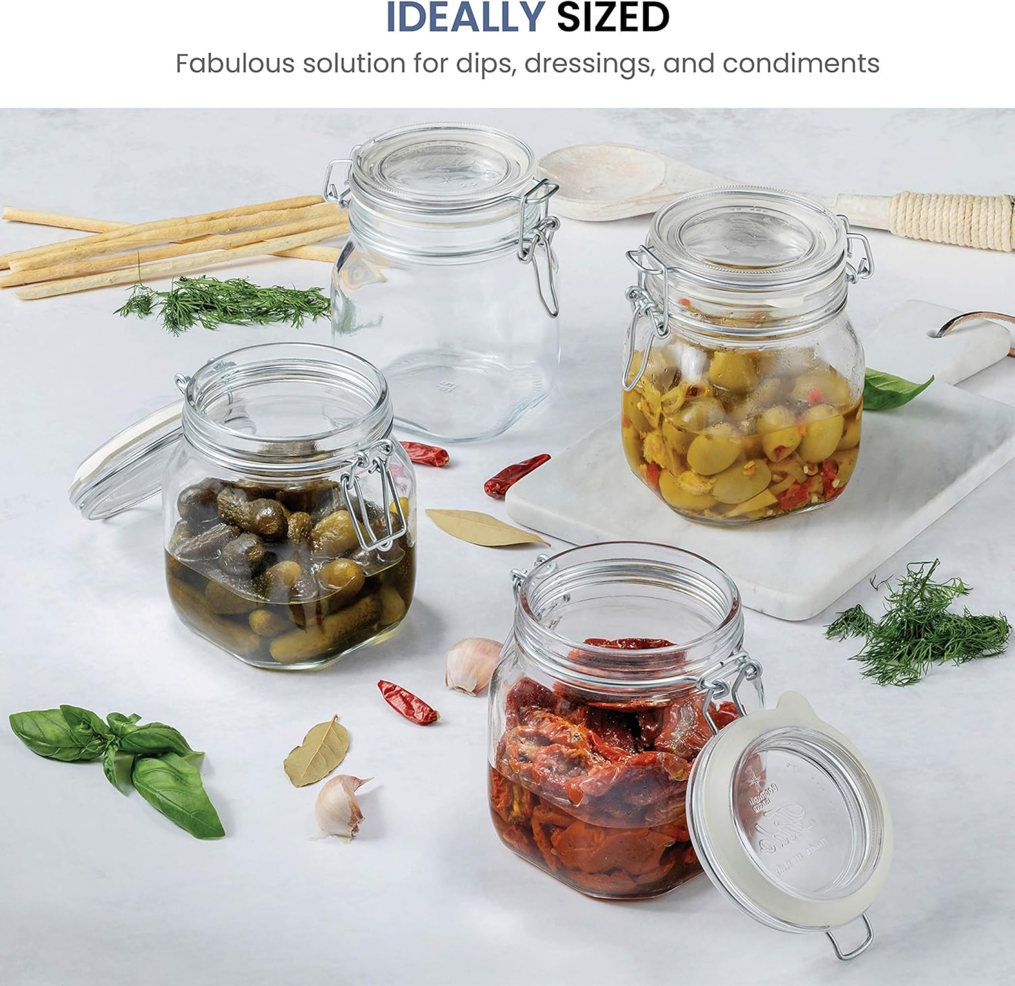 Bormioli Rocco Glass Canning Jar - Image 2